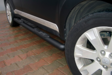 Бічні труби Black (2 шт., Нерж.) Nissan Murano 2008-2014 рр.