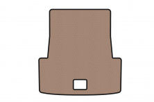 Гумовий килимок в багажник Carsuit V-2 (Для E90, бежевий) BMW 3 серія E90/E91 2005-2011 рр.