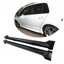 Бокові пороги (для Base HB 2012-2017, Карбон) Volkswagen Golf 7/E-Golf 2012-2020 рр.