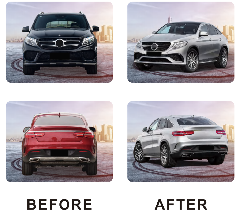 Комплект обвісів під AMG GLE63 для Mercedes GLE coupe C292 2015-2019 рр