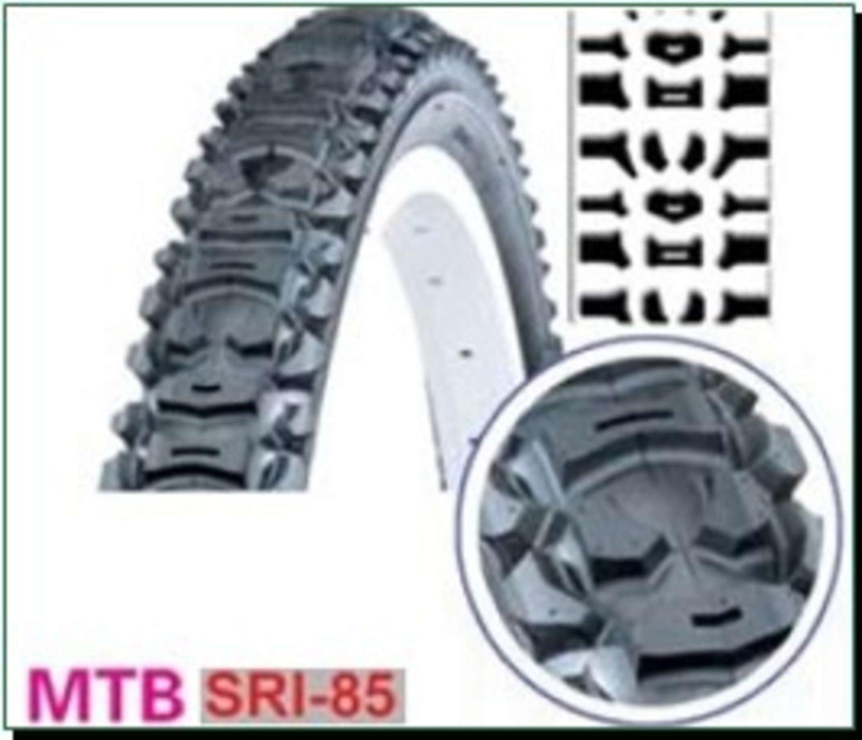 Велосипедная шина   16 * 2,00   (SRI-85)   DSI-Шри Ланка   (#LTK)