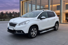 Бокові пороги Mevsim Grey (2 шт., Алюміній) 2014-2016 Peugeot 3008 2008-2016 рр.
