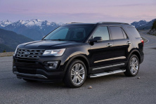 Бокові пороги Mevsim Grey (2 шт., Алюміній) Ford Explorer 2011-2019 рр.