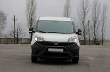 Кенгурятник WT022 Black (нерж) Fiat Doblo II 2010-2022 рр.