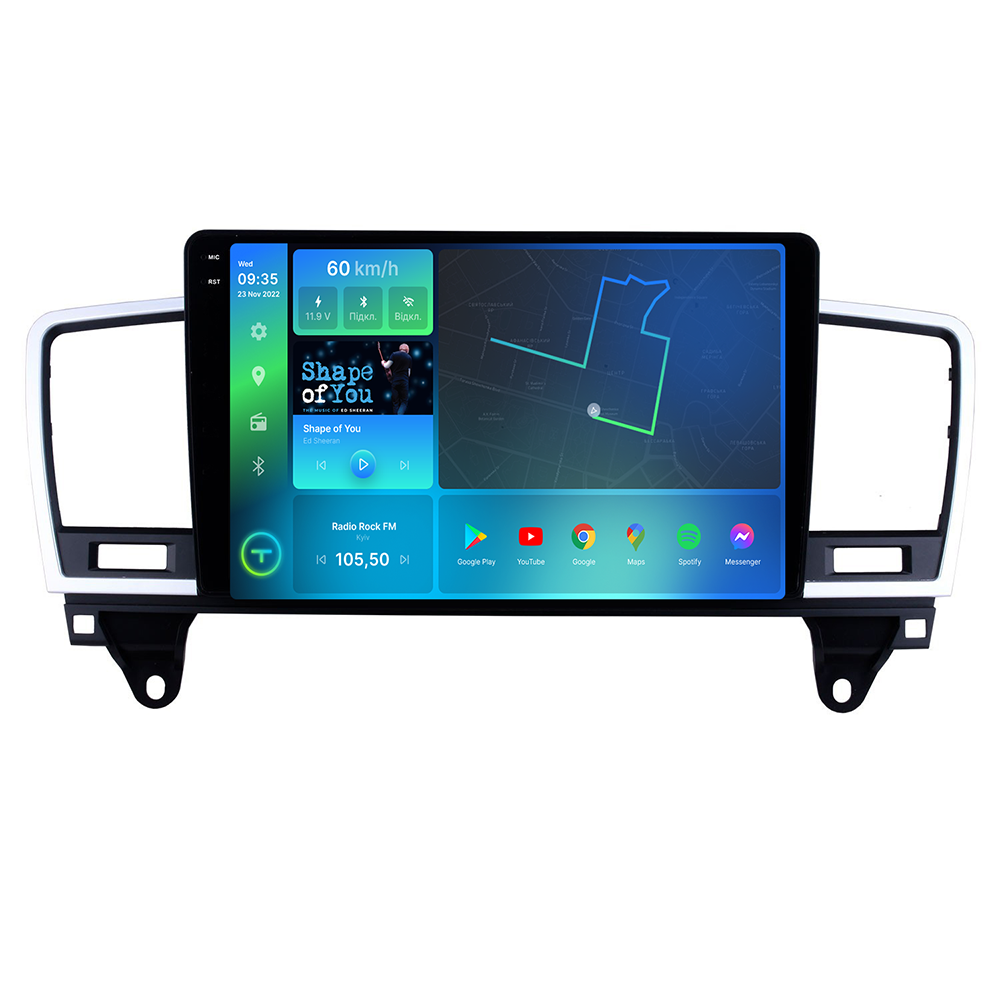 Штатна магнітола Torssen 2K Mercedes ML/GL-class W166/X166 12-16 FL9 4+64Gb 4G Carplay DSP
