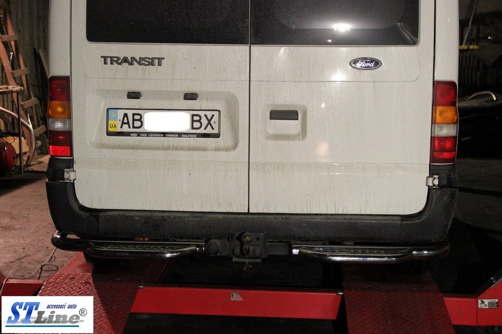 Задні захист підніжка AK-Special (нерж.) для Ford Transit 2000-2014 рр