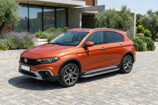 Бокові пороги BlackLine (2 шт., Алюміній) Fiat Tipo Cross 2021- рр.