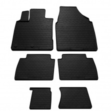 Гумові килимки для +2 (6 шт, Stingray Premium) Nissan Qashqai 2010-2014 рр.