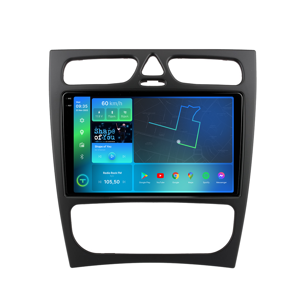 Штатна магнітола Torssen 2K DTS Mercedes C-klasse (W203) 2000-2004 F9432 4G Carplay DSP
