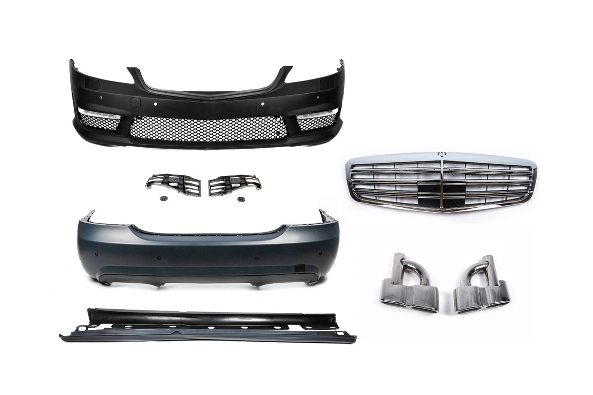 Комплект обвісів AMG S65 для Mercedes S-сlass W221 2005-2013 рр
