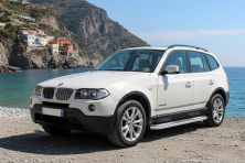Бокові пороги Tayga V2 (2 шт., Алюміній) BMW X3 E83 2003-2010 рр.