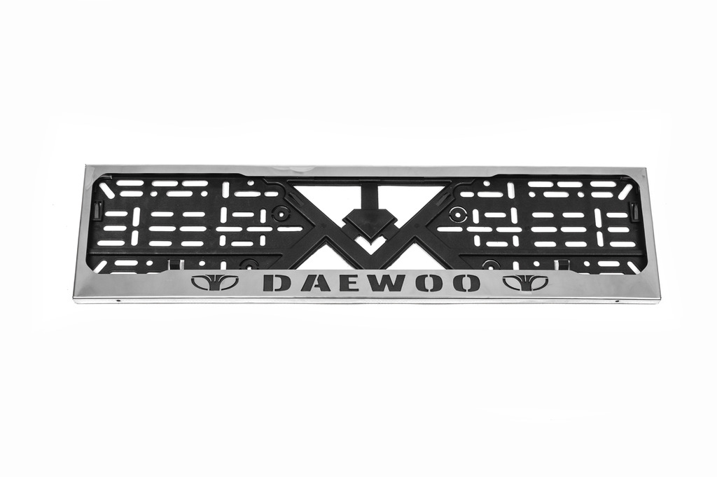 Рамка під номер хром Daewoo (1 шт, нержавіюча сталь) для Тюнінг Daewoo
