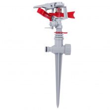 Дождевальное устройство пульсирующее с полной/долевой зоной полива на кол, круг/сектор полива до 12 м. PP, ABS