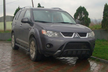 Кенгурятник WT002 Black (нерж.) Mitsubishi Outlander 2006-2012 рр.