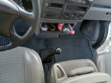 Гумові килимки (2 шт, Polytep) для Volkswagen T4 Caravelle/Multivan