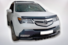 Передній захист B1-47 Black (нерж) Acura MDX 2007-2013 рр.