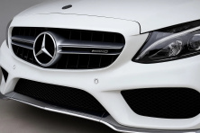 Передня решітка C63-design (для Avantgarde/AMG-Line/C43 AMG) 2014-2018, з камерою для Mercedes C-сlass W205 рр