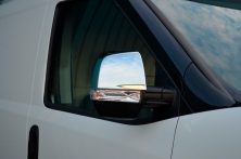 Накладки на дзеркала (2 шт, нерж) Carmos - Турецька сталь Opel Combo 2012-2018 рр.