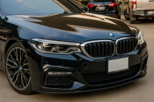 Ніздрі M-Look (2017-2020, чорний глянець з хром окантовкою) BMW 5 серія G30/G31 2017-2023 рр.