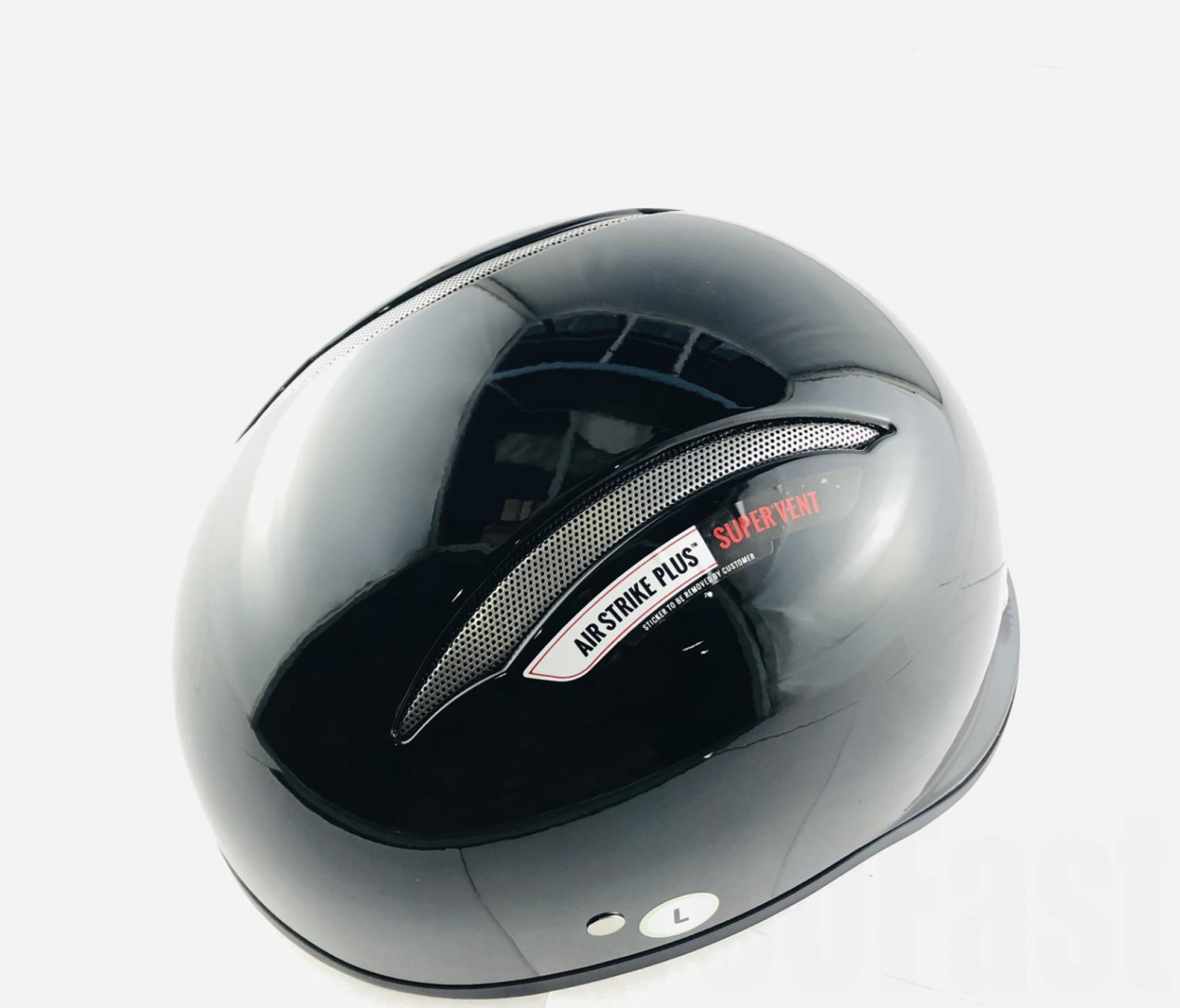 Шлем-каска   (mod:classic) (size:L, черный, голый)