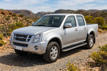 Бокові пороги Maydos V1 (2007-2012, 2 шт., Алюміній) Isuzu D-Max 2002-2011 рр.