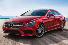 Передня решітка 2014-2018 (Diamond Silver) для Mercedes CLS C218 рр