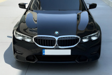 Ніздрі 1 Bar (2018-2022, чорний глянець з хром окантовкою) BMW 3 серія G20/G21 2018- рр.