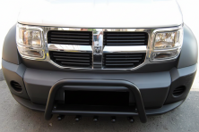 Передня дуга QT006 Black (нерж.) Dodge Nitro 2006-2011 рр.