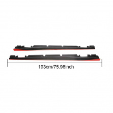 Бокові пороги V1 (Карбон) Mercedes A-сlass W176 2012-2018 рр.