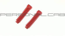 Гофры передней вилки (пара) Zongshen, Lifan 125/150 (красные) MIS