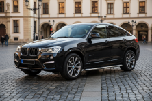 Бокові пороги Maydos V2 (2 шт., Алюміній) BMW X4 F26 2014-2018 рр.