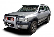 Козирок на лобове скло (чорний глянець, 5мм) Opel Frontera 1991-1998 рр.