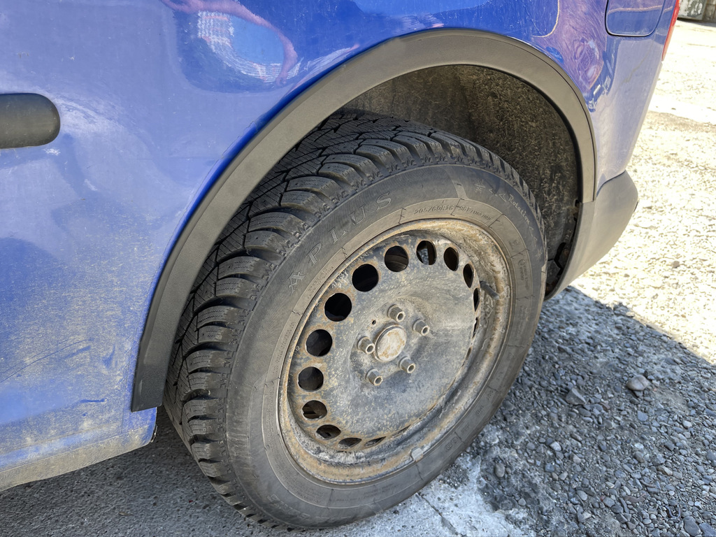 Накладки на арки (чорний мат) Довга база (пластик) для Volkswagen Caddy 2004-2010 рр
