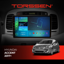Штатна магнітола Torssen Hyundai Accent 2017+ FL9 4+64Gb 4G Carplay DSP