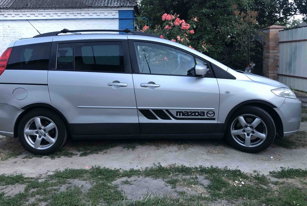Накладки на арки (4 шт, чорні) 2005-2008, ABS-пластик для Mazda 5 рр