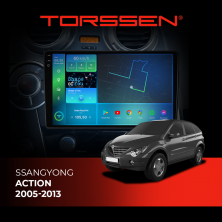 Штатна магнітола Torssen 2K SsangYong Action 05-13 F9232 4G Carplay DSP