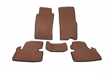 Килимки EVA (цегляні) Короткий, 5 штук (передні та задні) Nissan Patrol Y60 1988-1997 рр.