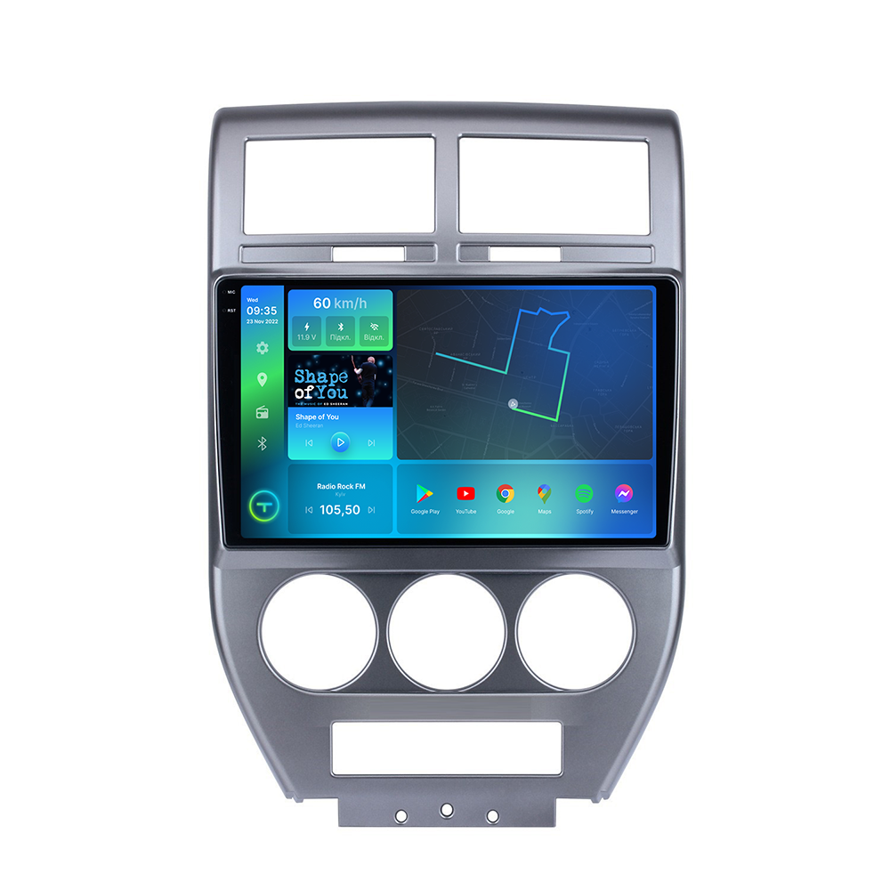 Штатна магнітола Torssen 2K Jeep Compass 07-10 F10432 4G Carplay DSP