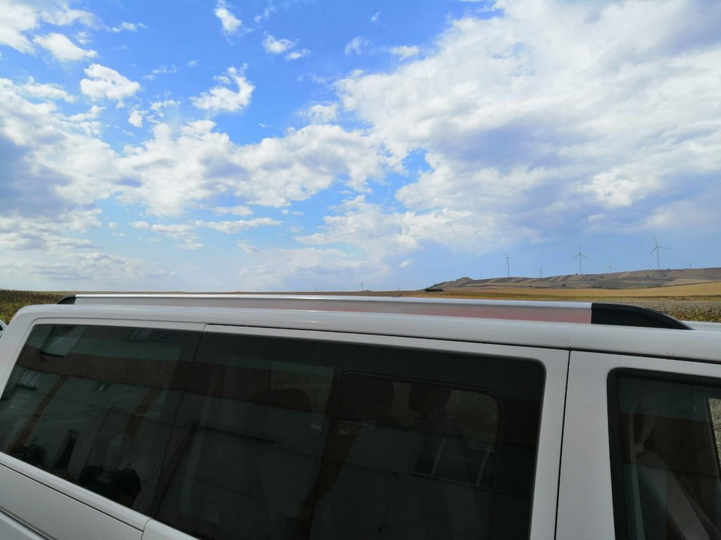 Інтегровані рейлінги (хром) Коротка база для Volkswagen T5 Transporter 2003-2010 рр