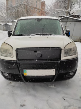 Верхня зимова накладка на решітку Матова Fiat Doblo I 2005-2010 рр.