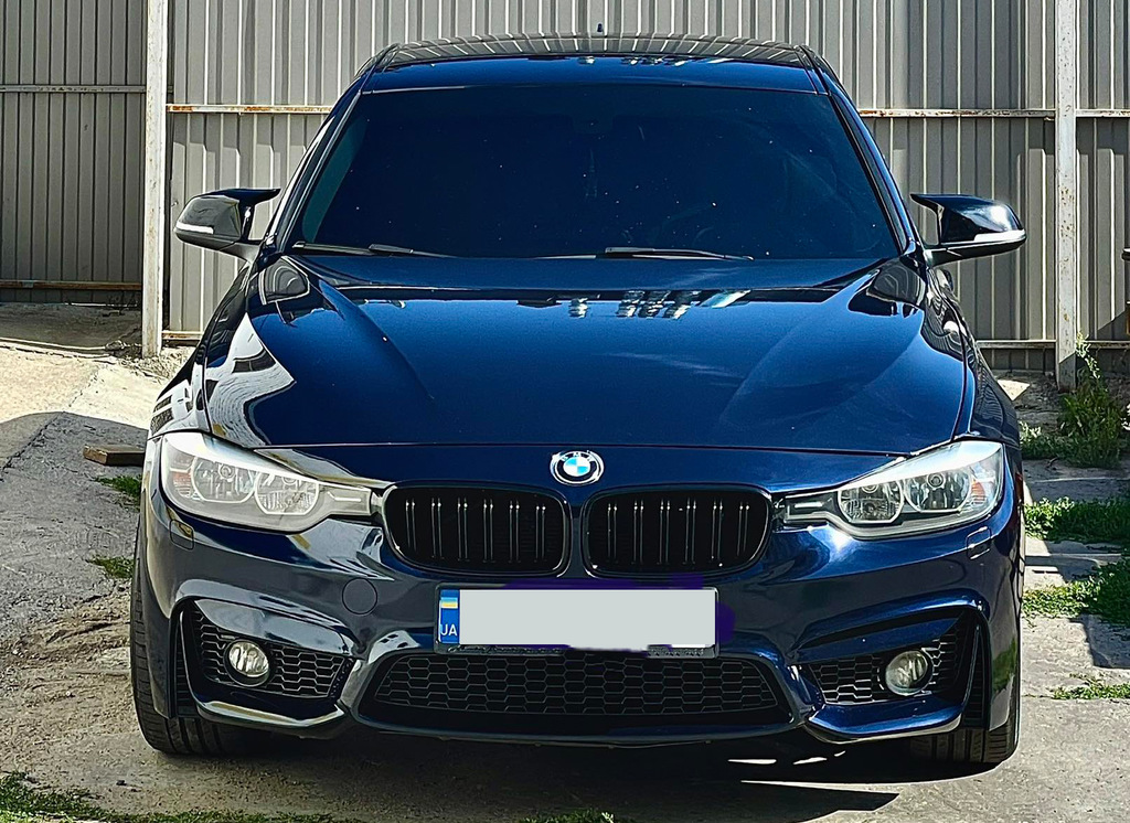 Накладки на дзеркала M-Style (2 шт) для BMW 3 серія F-30/31/34 2012-2019 рр