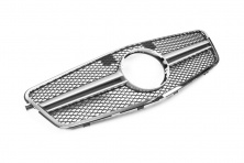 Передня решітка AMG Silver (2009-2012) Mercedes E-сlass W212 2009-2016 рр.