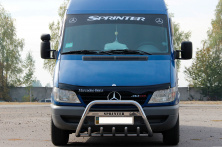 Кенгурятник WT004 (нерж.) 2000-2006 Mercedes Sprinter W901/902/903/904/905 1995-2006 рр.