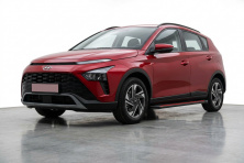 Бокові пороги Maya Red (2 шт., Алюміній) Hyundai Bayon 2021- рр.