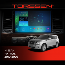 Штатна магнітола Torssen 2K Nissan Patrol 10-20 F10464 4G Carplay DSP