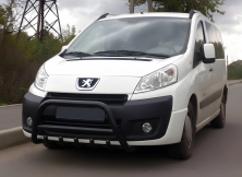 Кенгурятник WT003 Black (нерж) Citroen Jumpy 2007-2017 рр.