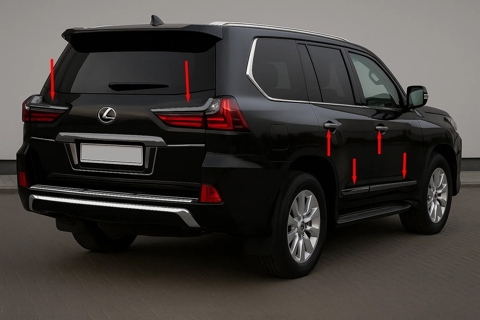 Комплект BlackEdition (для TRD 2016-2026) для Lexus LX570/450d рр