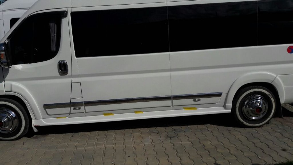 Бокові пороги під покраску (Meliset) для Peugeot Boxer 2006-2025 рр