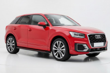 Бокові пороги Maya Red (2 шт., Алюміній) Audi Q2 2016- рр.