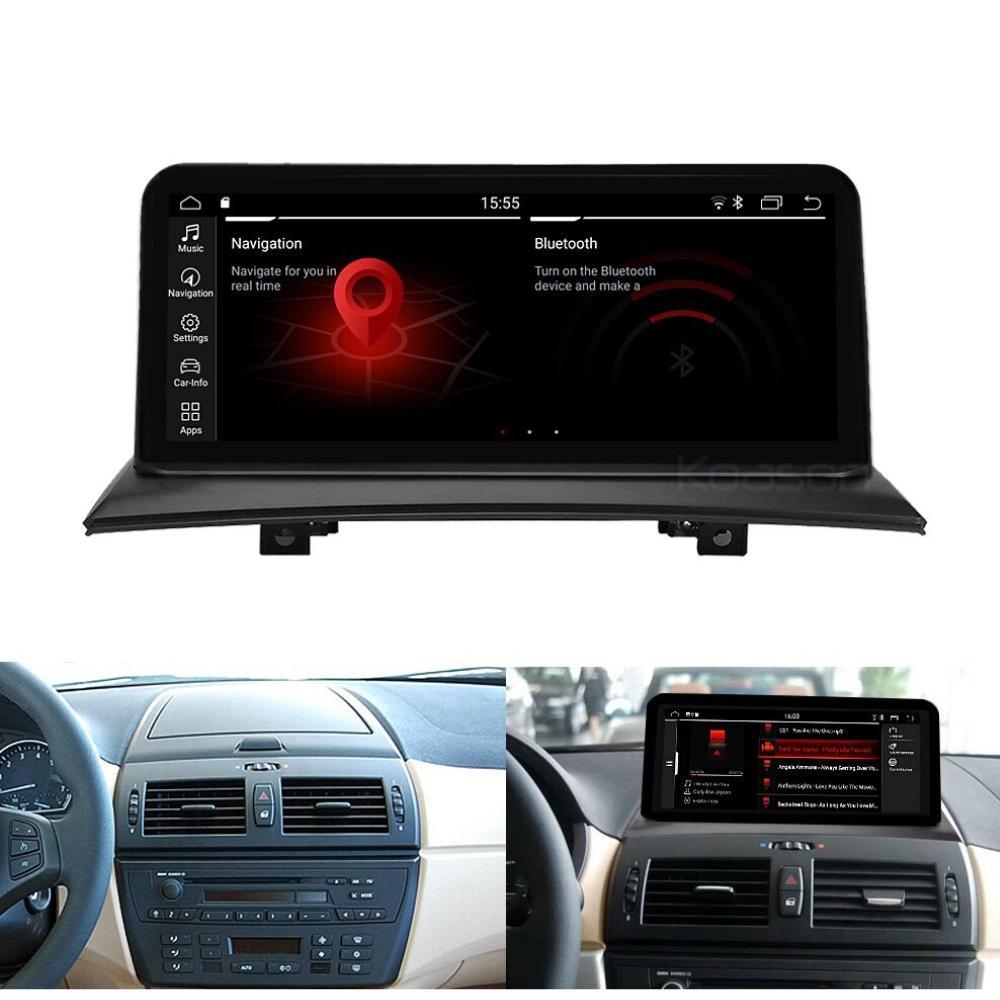 Штатная магнитола Torssen BMW X3 E83 2004-2010 Low Idrive SK10258+360